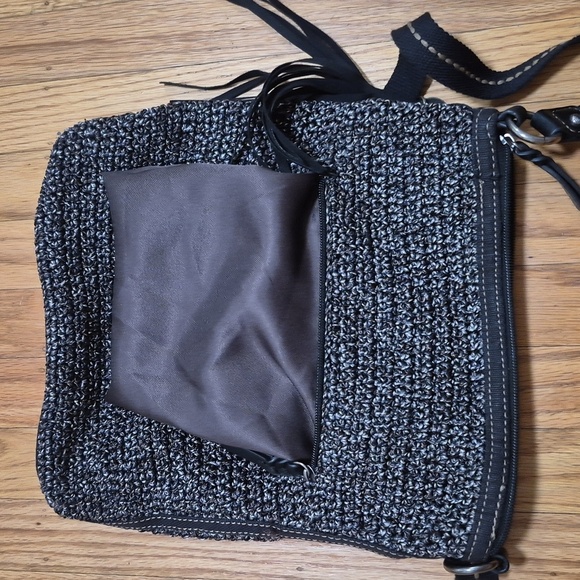 Sak Lucia Black Crochet Crossbody Bag - Picture 10 of 13